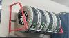 Tire Rack Wall Mount Wheels Holder Storage Garage Steel Shelf 375 Lbs Capacity